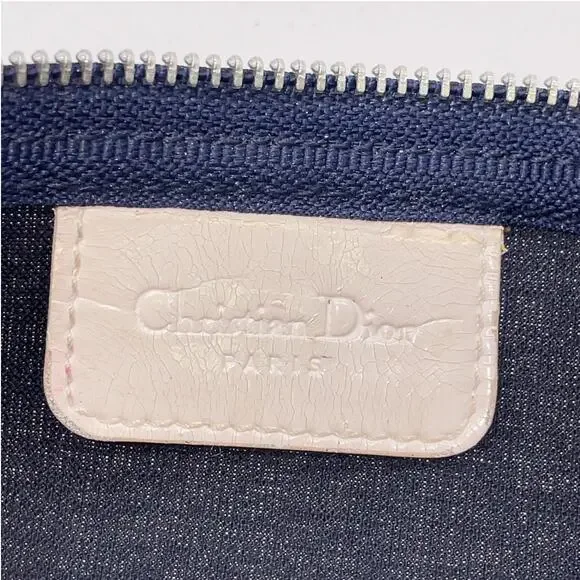 Vintage Christian Dior Trotter Canvas x Leather No.2 Navy Multi